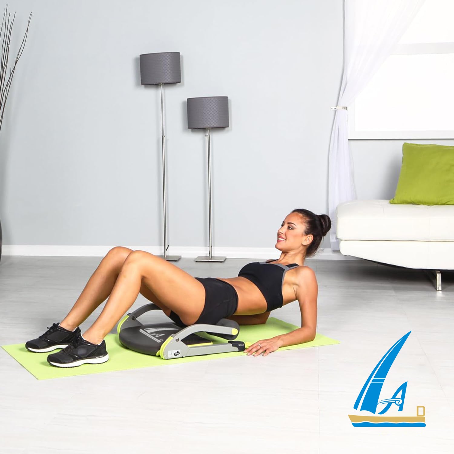 AAD-Exercise Equipment Abdominal Machine Aerobic Exercise for Arms Total Body Workout Home Gym Fitness Equipment for All Ages