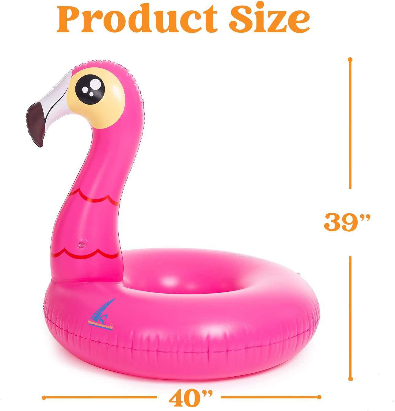 AQD-Flamingo Unicorn Pool Float - Inflatable Swimming Pool Tubes Party Toys, Lake Beach Floaty Swim Rings Summer Pool Raft Lounger for Adults & Kids