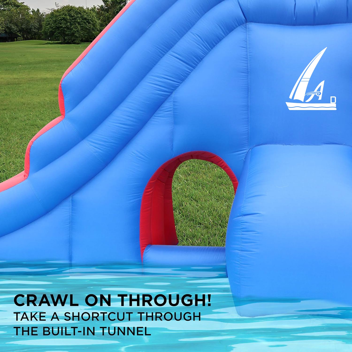 AAD Inflatable Water Slide Park for Kids