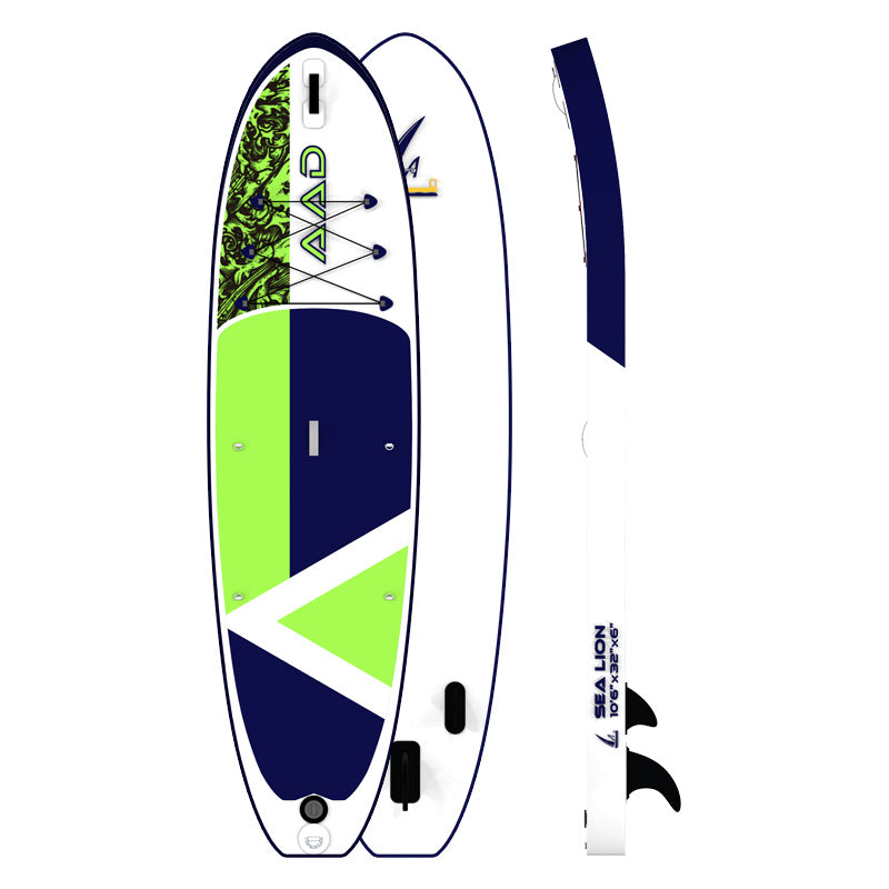 AAD Inflatable Stand Up Paddle Board 10.6X32X6 (Green)