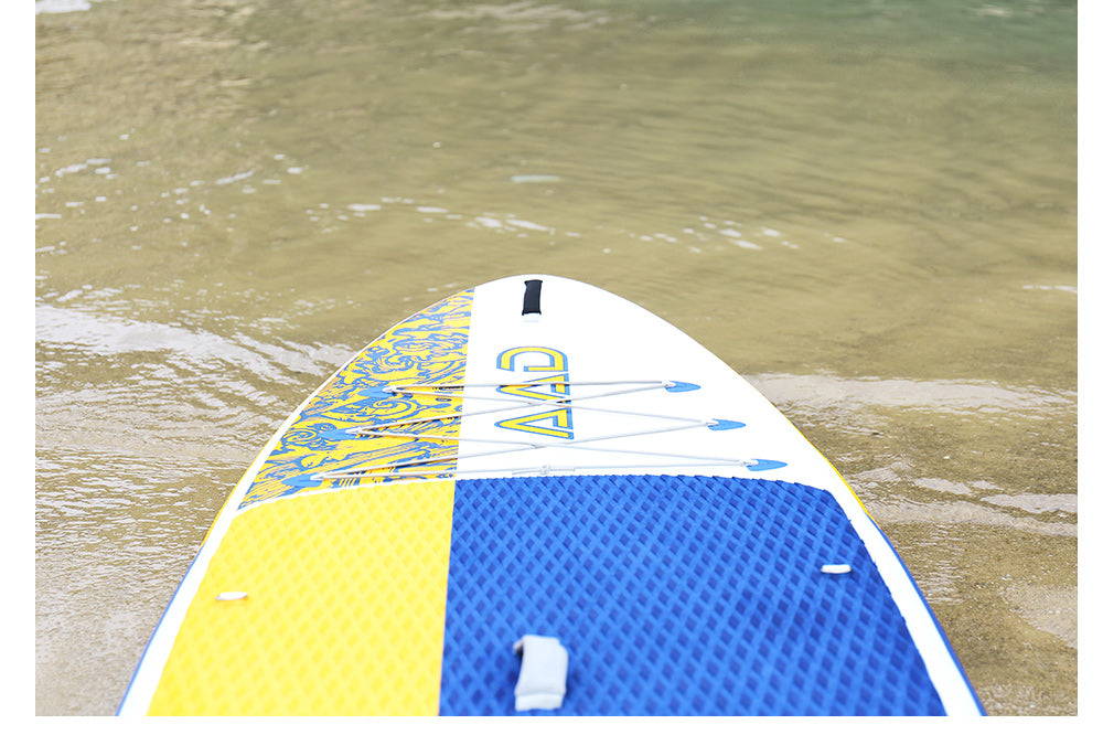 AAD Inflatable Stand Up Paddle Board 10.6X32X6 (Yellow)