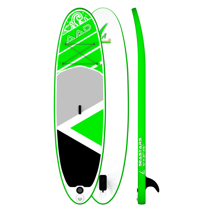 AAD Inflatable Stand Up Paddle Board 10X31X6 (Green)