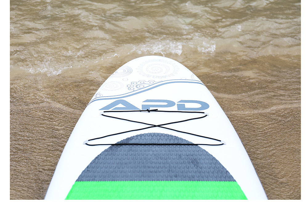 APD Inflatable Stand Up Paddle Board 10X30X6 (Green)