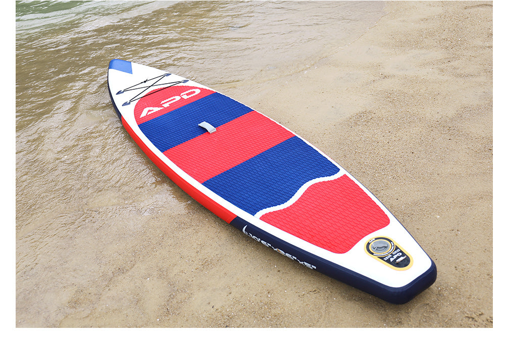 APD Inflatable Stand Up Paddle Board 10.6X26X5 (Red)