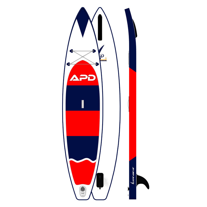 APD Inflatable Stand Up Paddle Board 10.6X26X5 (Red)