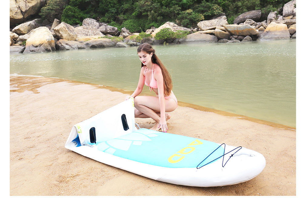 AQD Inflatable Stand Up Paddle Board 10.8X34X6