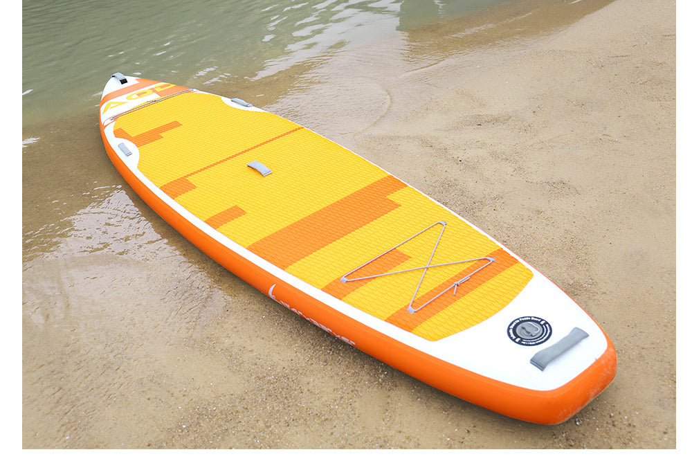 AQD Inflatable Stand Up Paddle Board 11.4X32X6 (Orange)