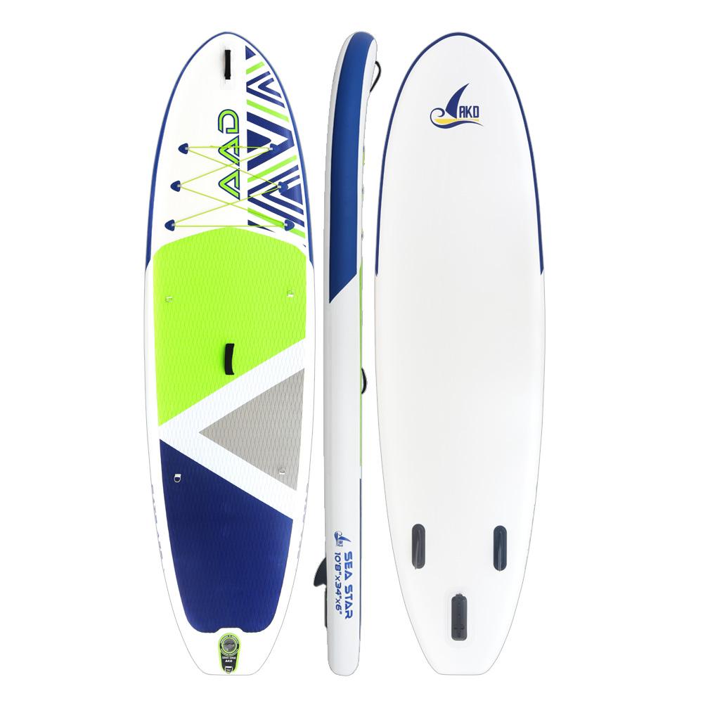 AKD SeaStar Stand Up Paddle Board 10'8” 325x86x15cm SUP Board 165kg/346L (Green)