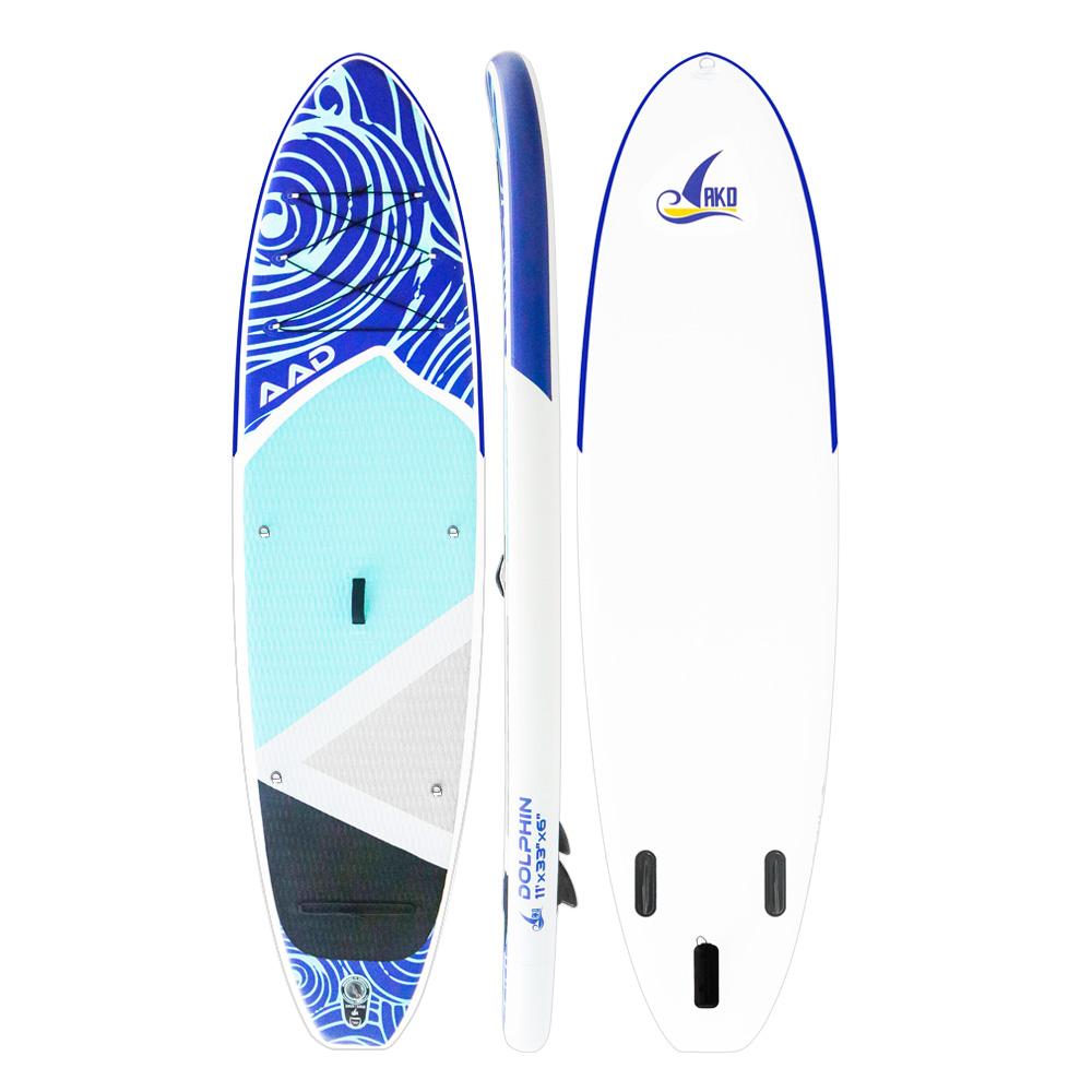 AKD DOLPHIN Stand Up Paddle Board 11' 335x83x15cm SUP Board 170kg/346L (Blue)