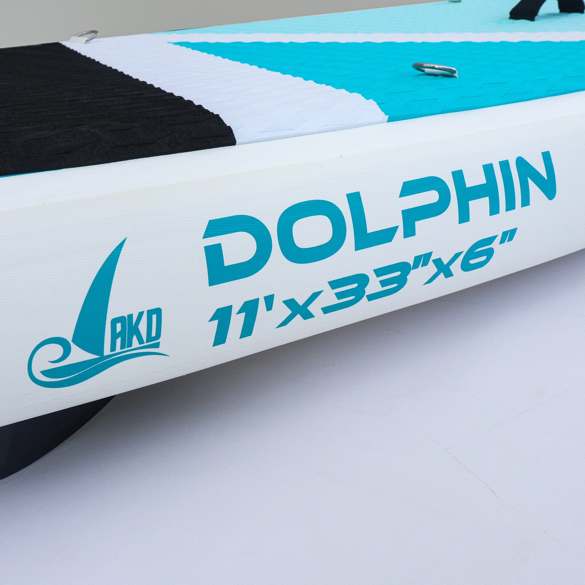 AKD DOLPHIN Stand Up Paddle Board 11' 335x83x15cm SUP Board 170kg/346L (Cyan)